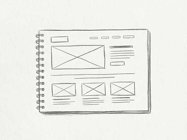 Low-Fidelity Wireframes (The Blueprint)